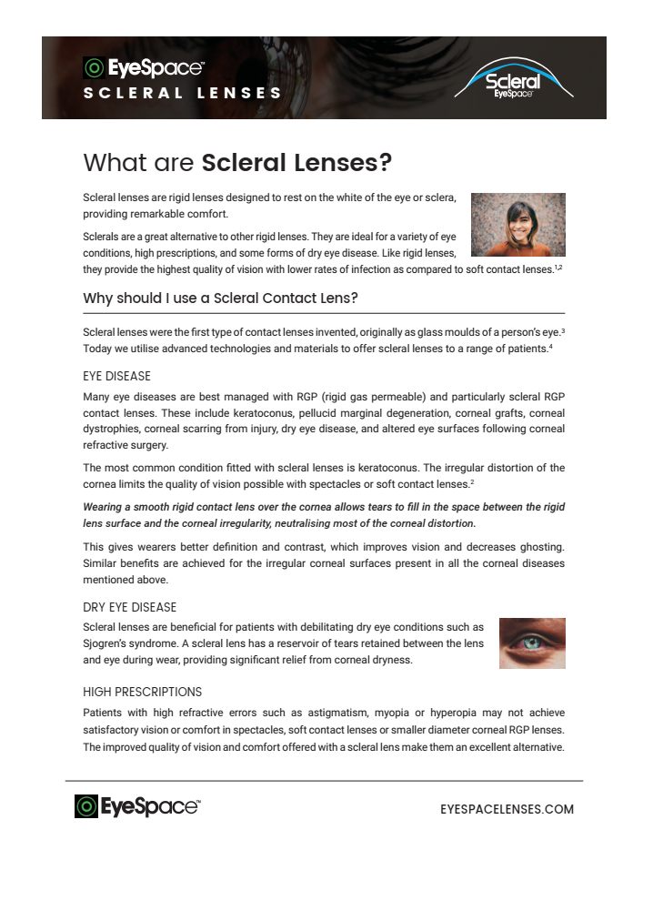 What are Scleral Lenses